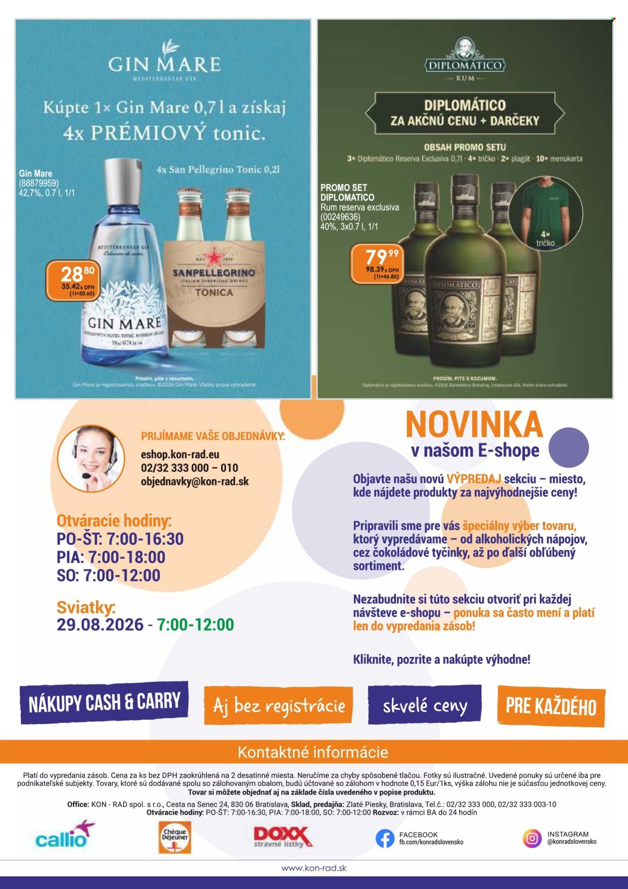 KON-RAD leták - Od soboty 1.8.2026