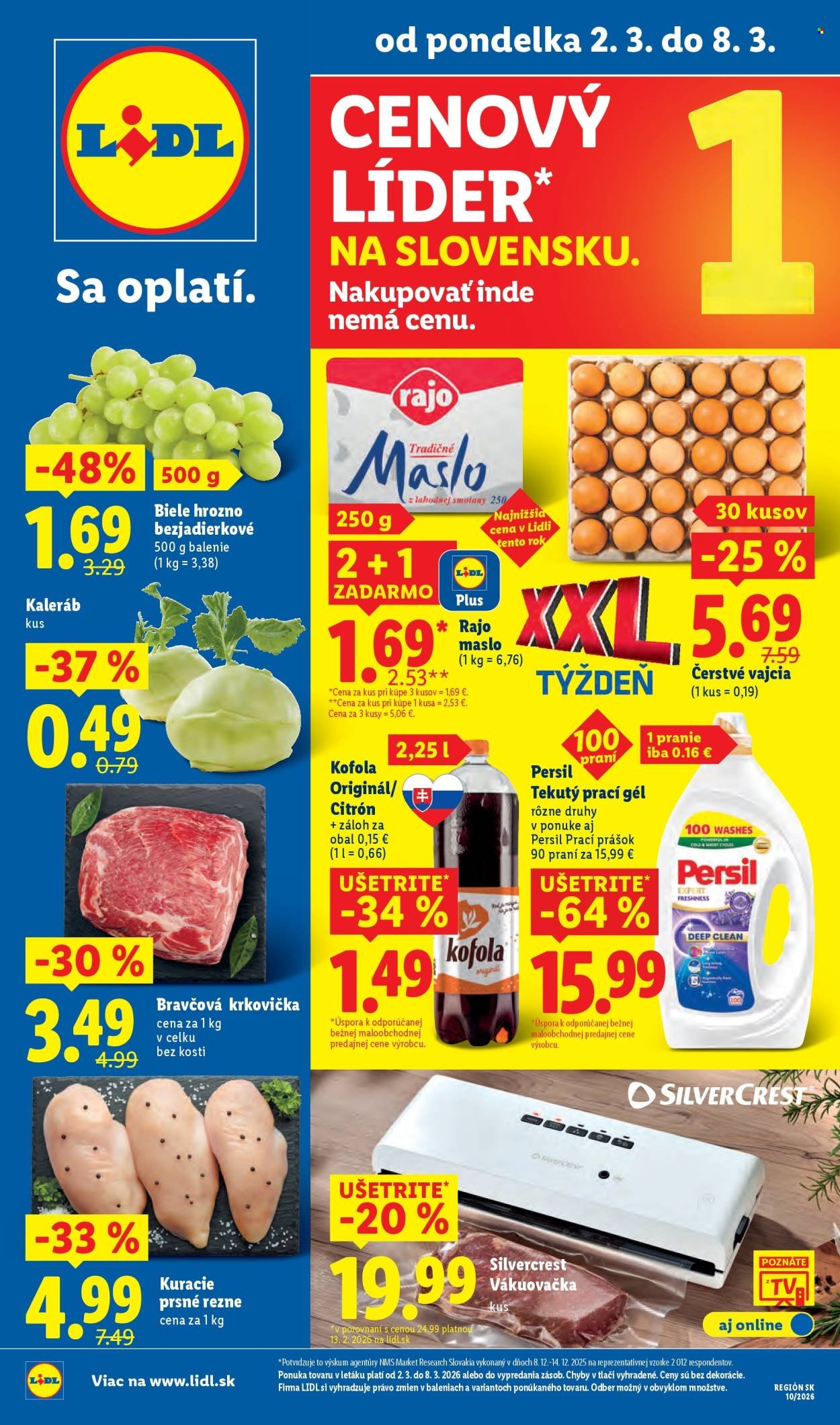 LIDL leták - Od pondelka 2.3.2026 (2026-03-02 - 2026-03-08) | 1