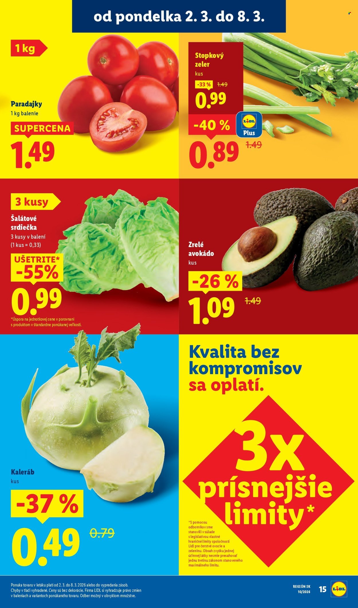 LIDL leták - Od pondelka 2.3.2026 (2026-03-02 - 2026-03-08) | 15