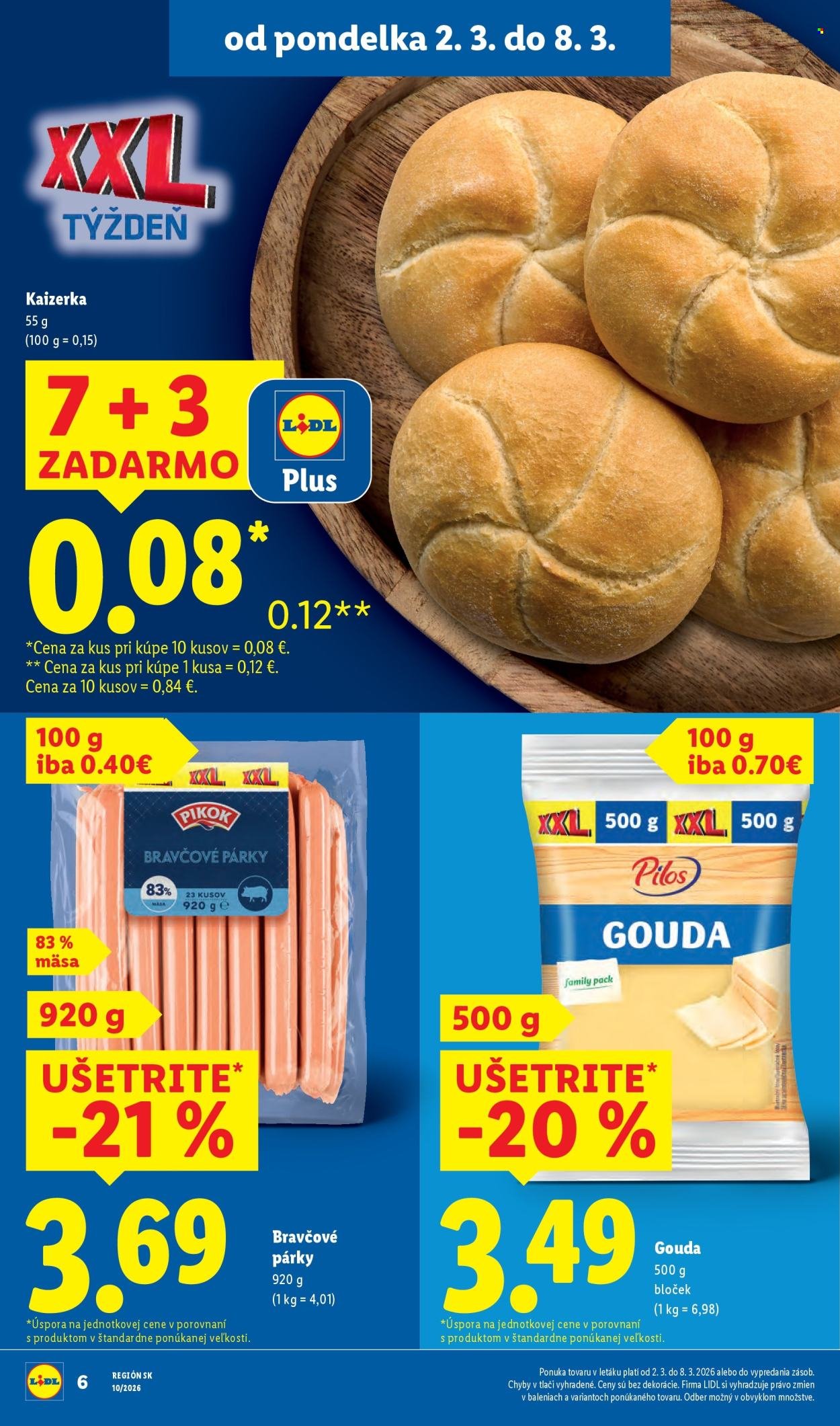 LIDL leták - Od pondelka 2.3.2026 (2026-03-02 - 2026-03-08) | 6