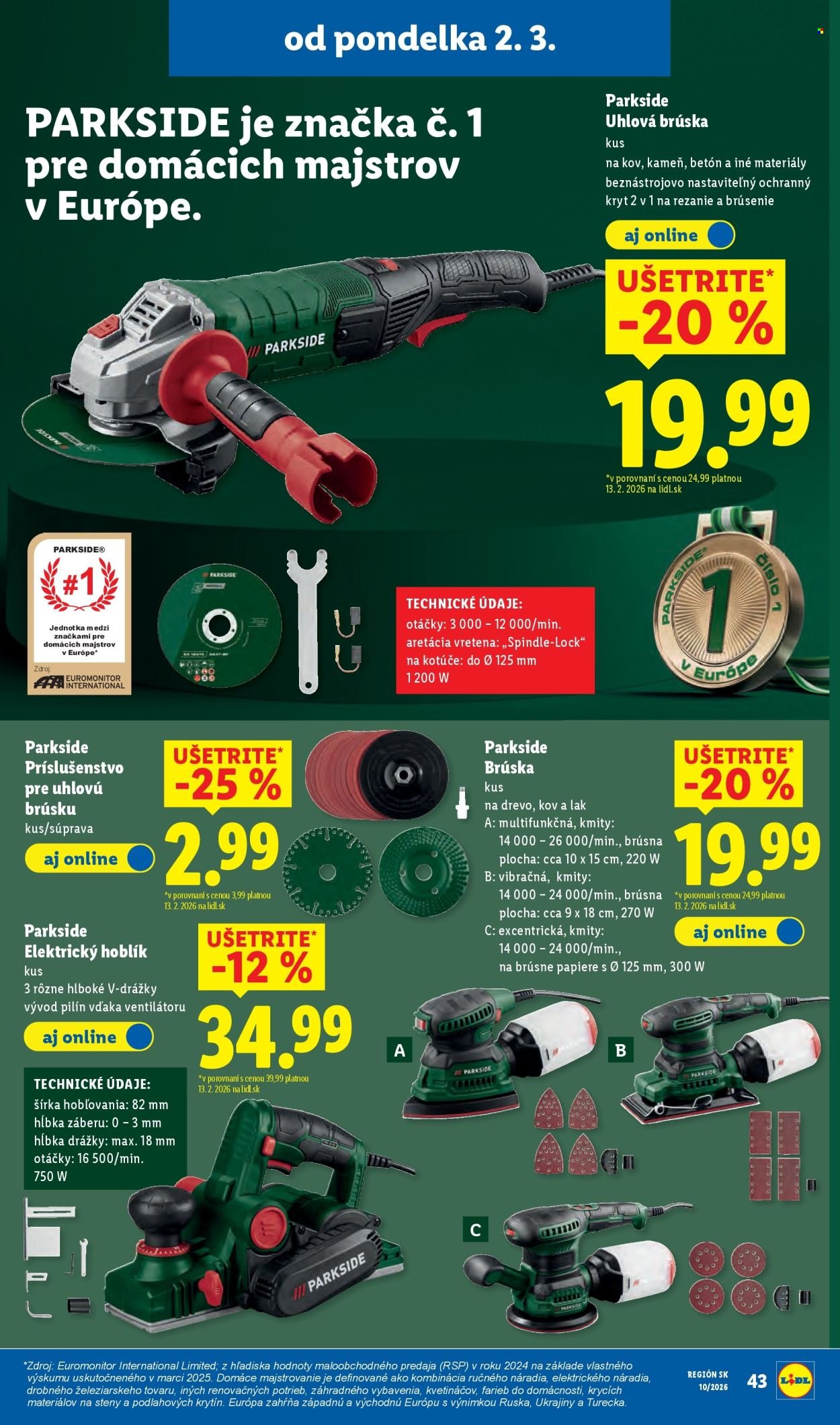 LIDL leták - Od pondelka 2.3.2026 (2026-03-02 - 2026-03-08) | 59