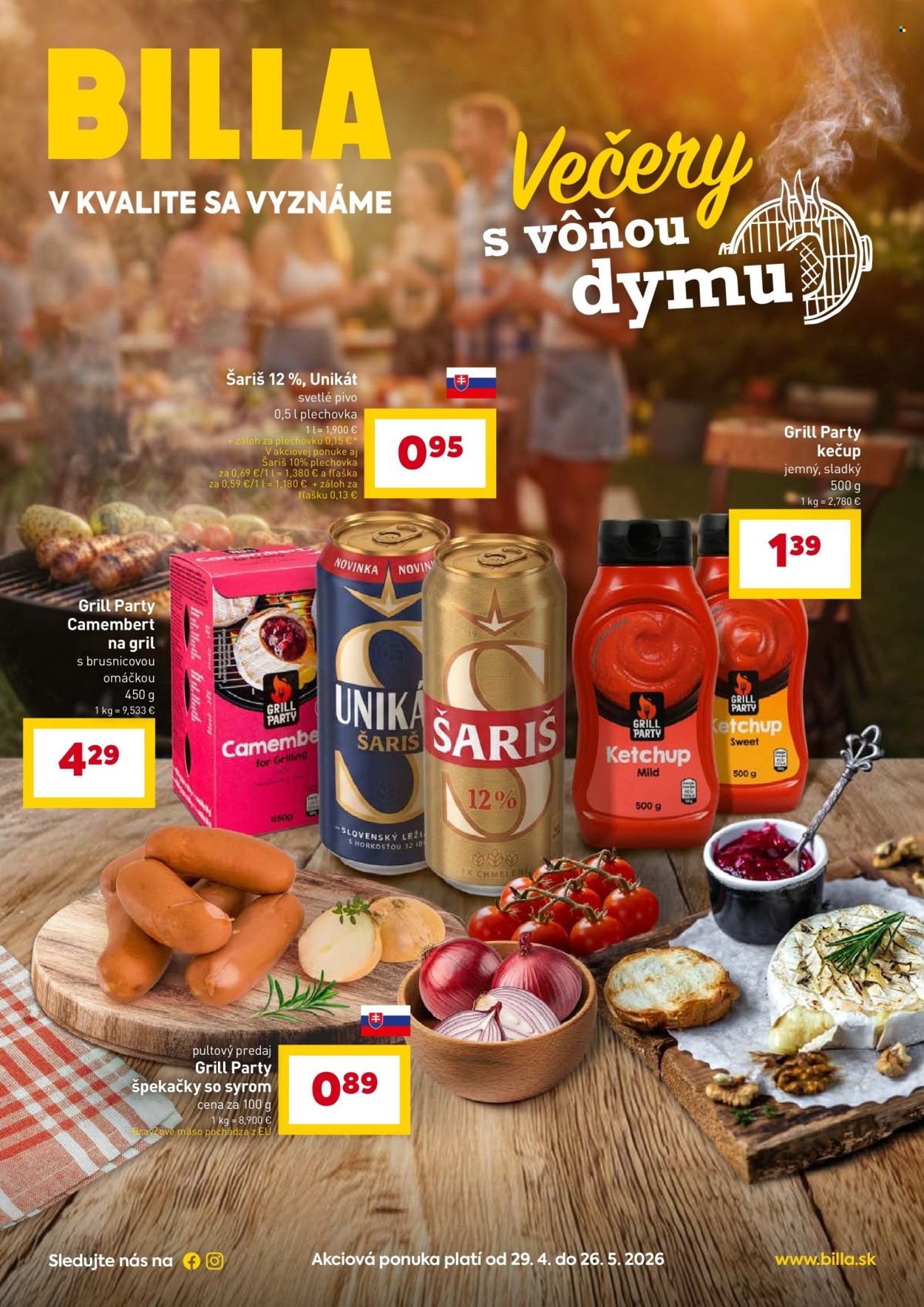 BILLA leták - Katalóg Grilovanie (2026-04-29 - 2026-05-26) | 1