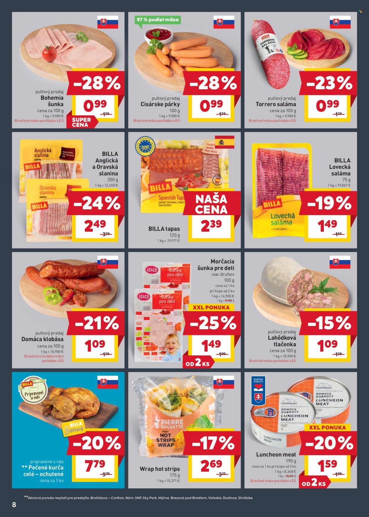 BILLA leták - Od stredy 28.1.2026 (2026-01-28 - 2026-02-03) | 8