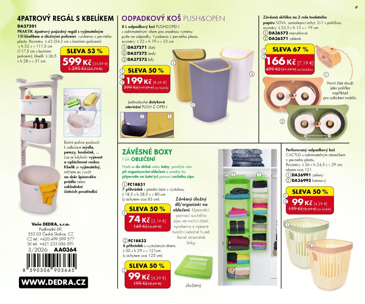 DEDRA leták - Doprodej 03/2026 (2026-03-15 - 2026-03-31) | 4