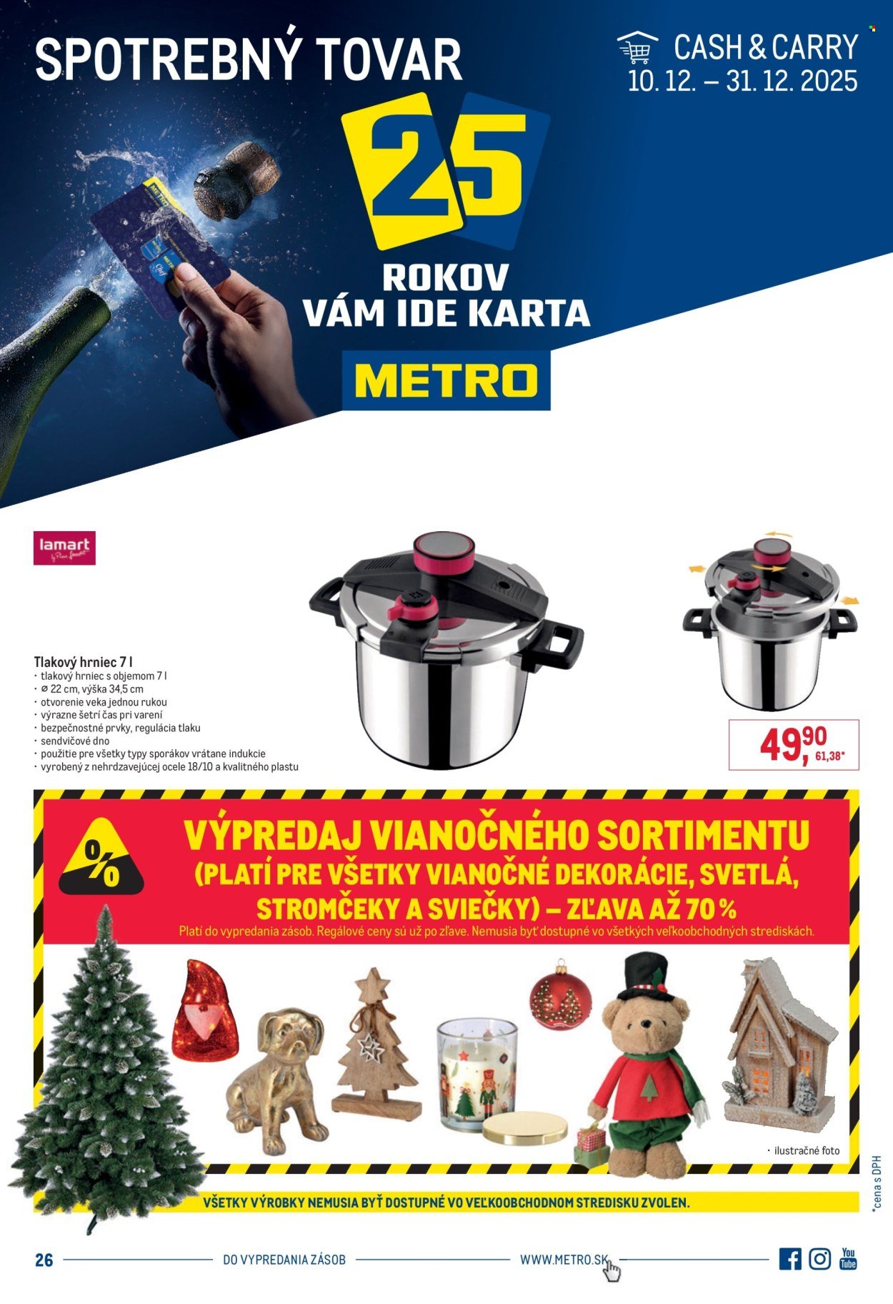 METRO leták - Spotrebný tovar (2025-12-10 - 2025-12-31) | 1