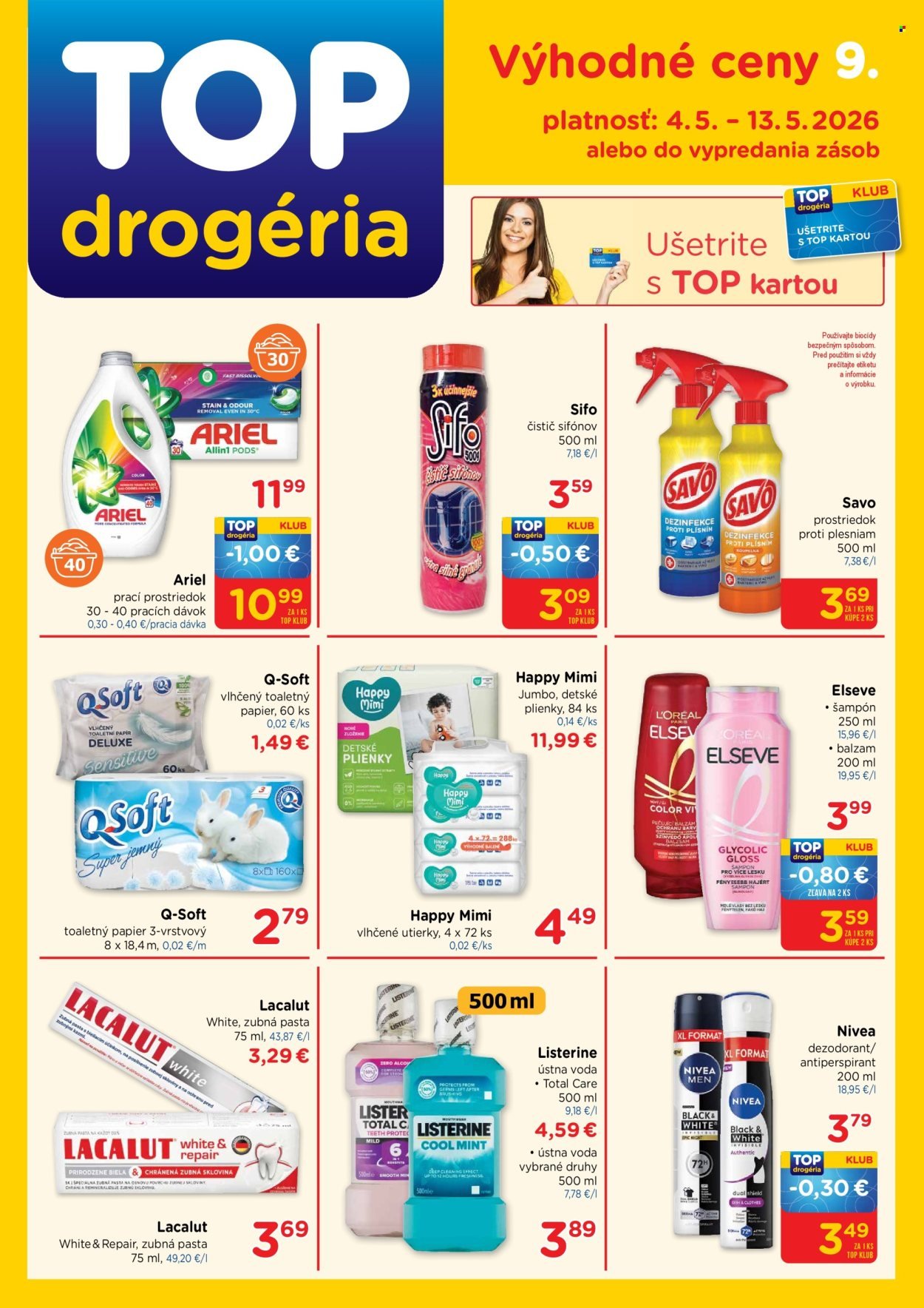 TOP DROGÉRIA leták - Od pondelka 4.5.2026 (2026-05-04 - 2026-05-13) | 1