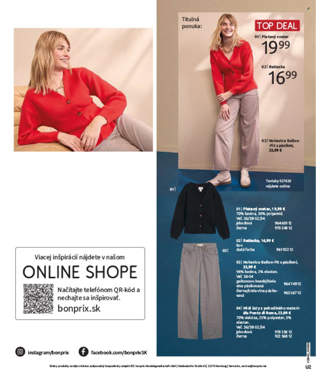 BONPRIX leták - ESSENTIALS KÚSKY KOMBINOVANÉ (2026-02-20 - 2026-03-09) | 2