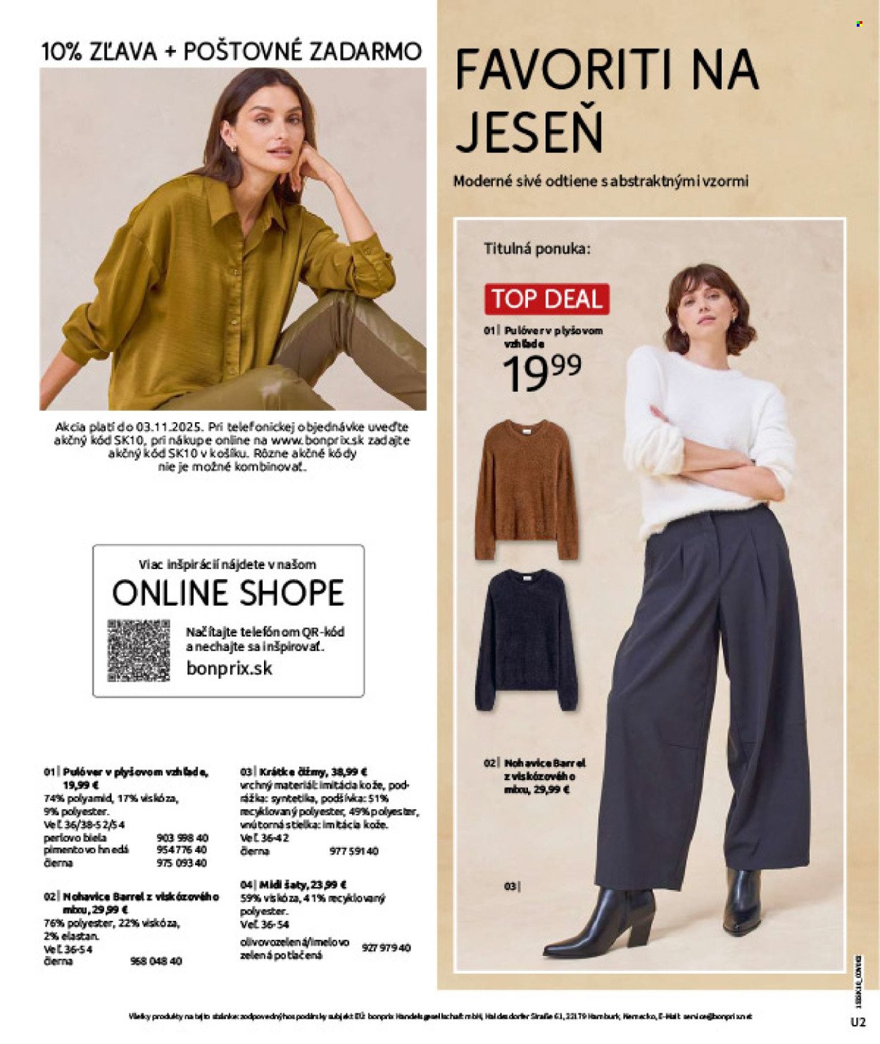 BONPRIX leták - ŠTYLIZOVANÉ JESEŇOU (2025-11-05 - 2025-12-08) | 2