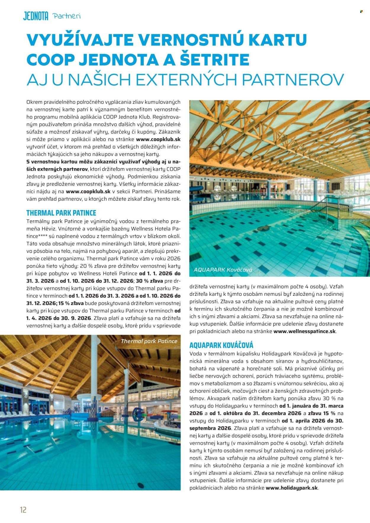 COOP JEDNOTA leták - Od nedele 1.2.2026 (2026-02-01 - 2026-02-28) | 12