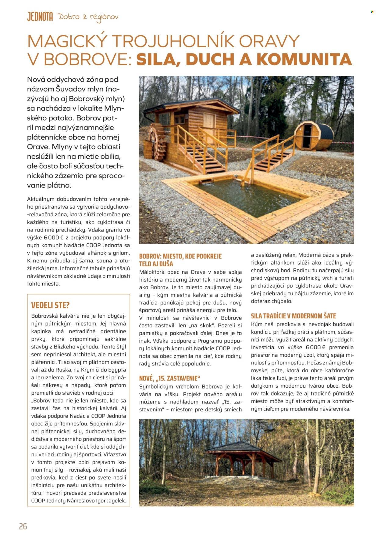 COOP JEDNOTA leták - Od nedele 1.2.2026 (2026-02-01 - 2026-02-28) | 26