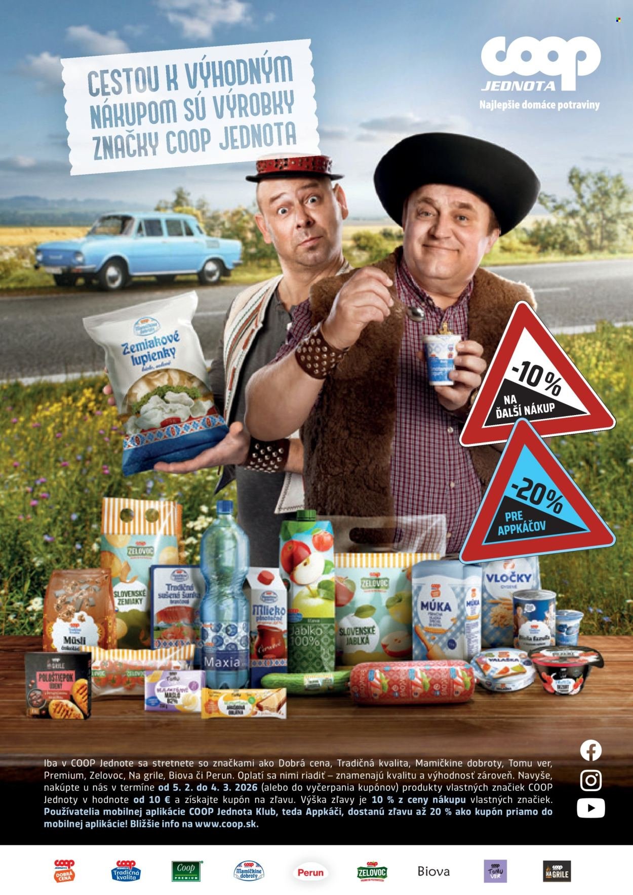 COOP JEDNOTA leták - Od nedele 1.2.2026 (2026-02-01 - 2026-02-28) | 31