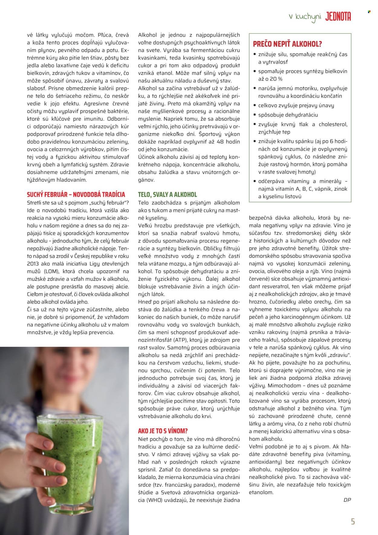 COOP JEDNOTA leták - Od nedele 1.2.2026 (2026-02-01 - 2026-02-28) | 5