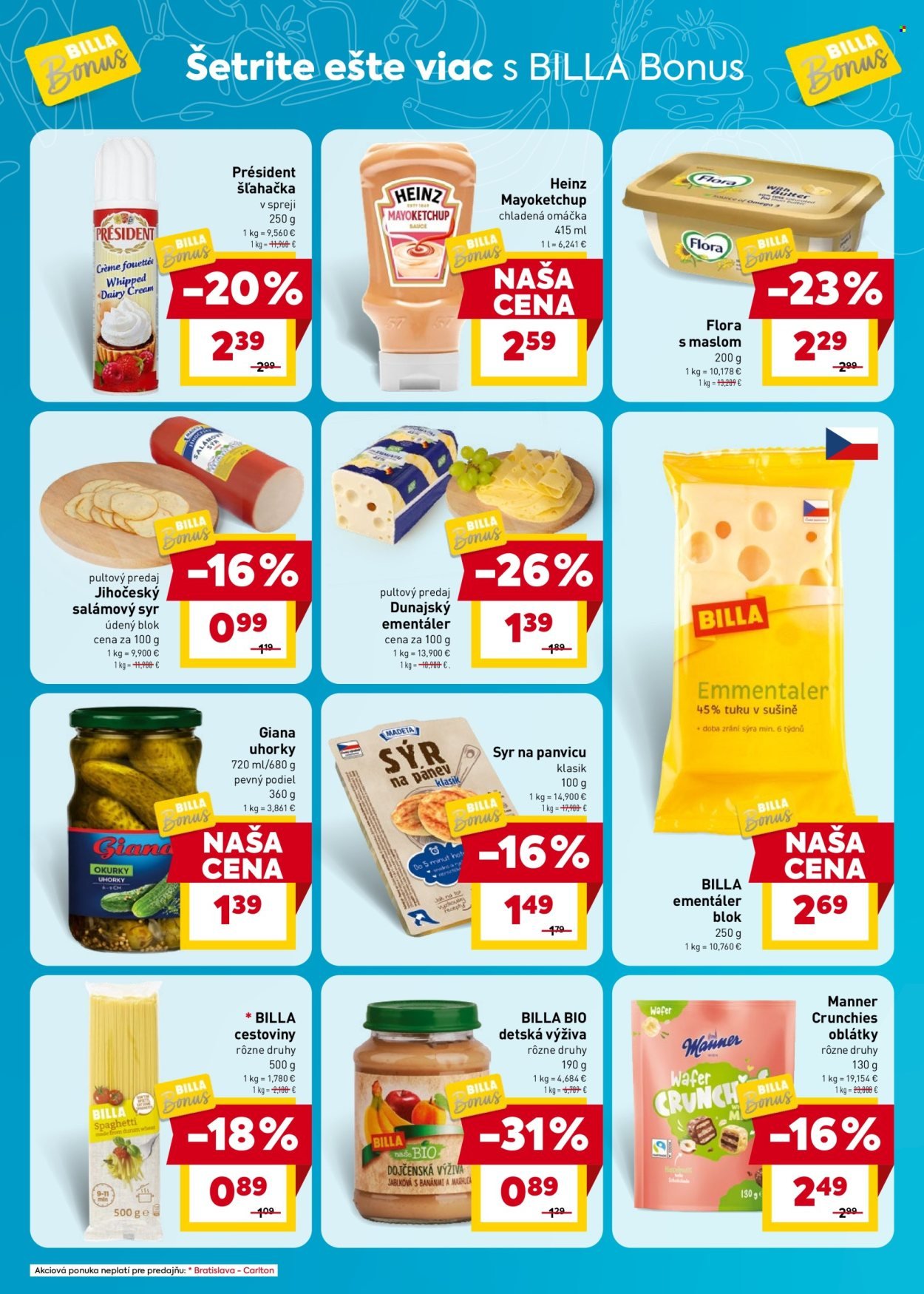 BILLA leták - Bonus leták