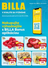 BILLA leták - Bonus leták