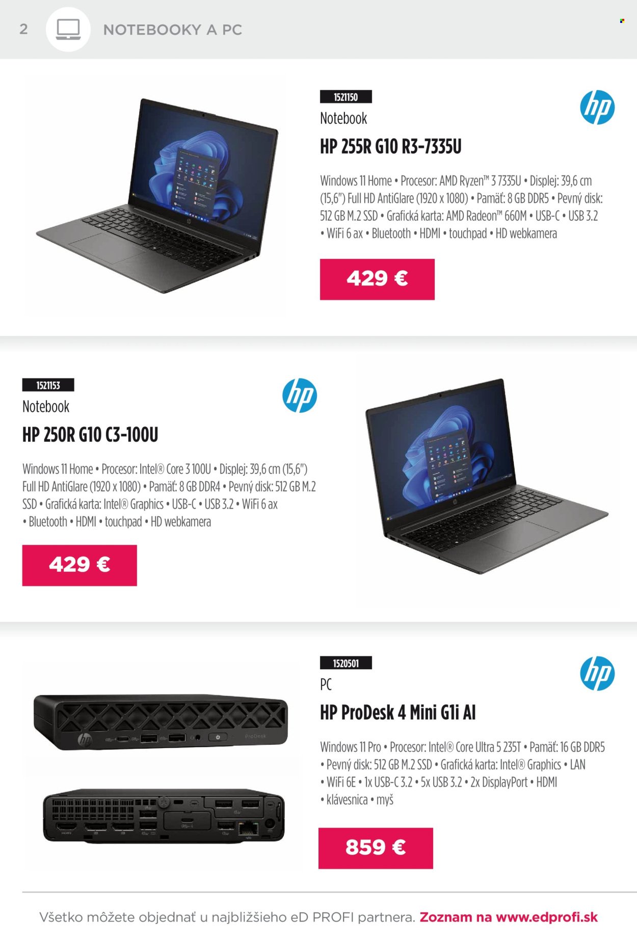 ED PROFI leták - Pripravte sa na leto!