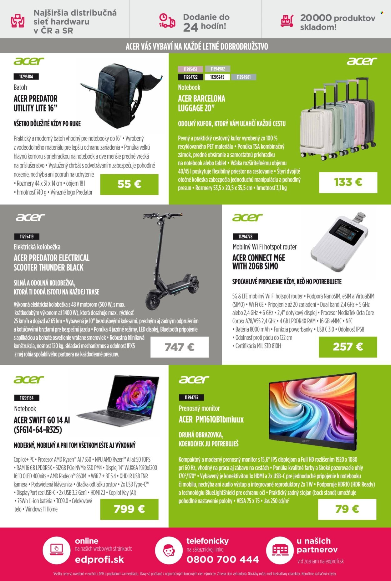 ED PROFI leták - Pripravte sa na leto!