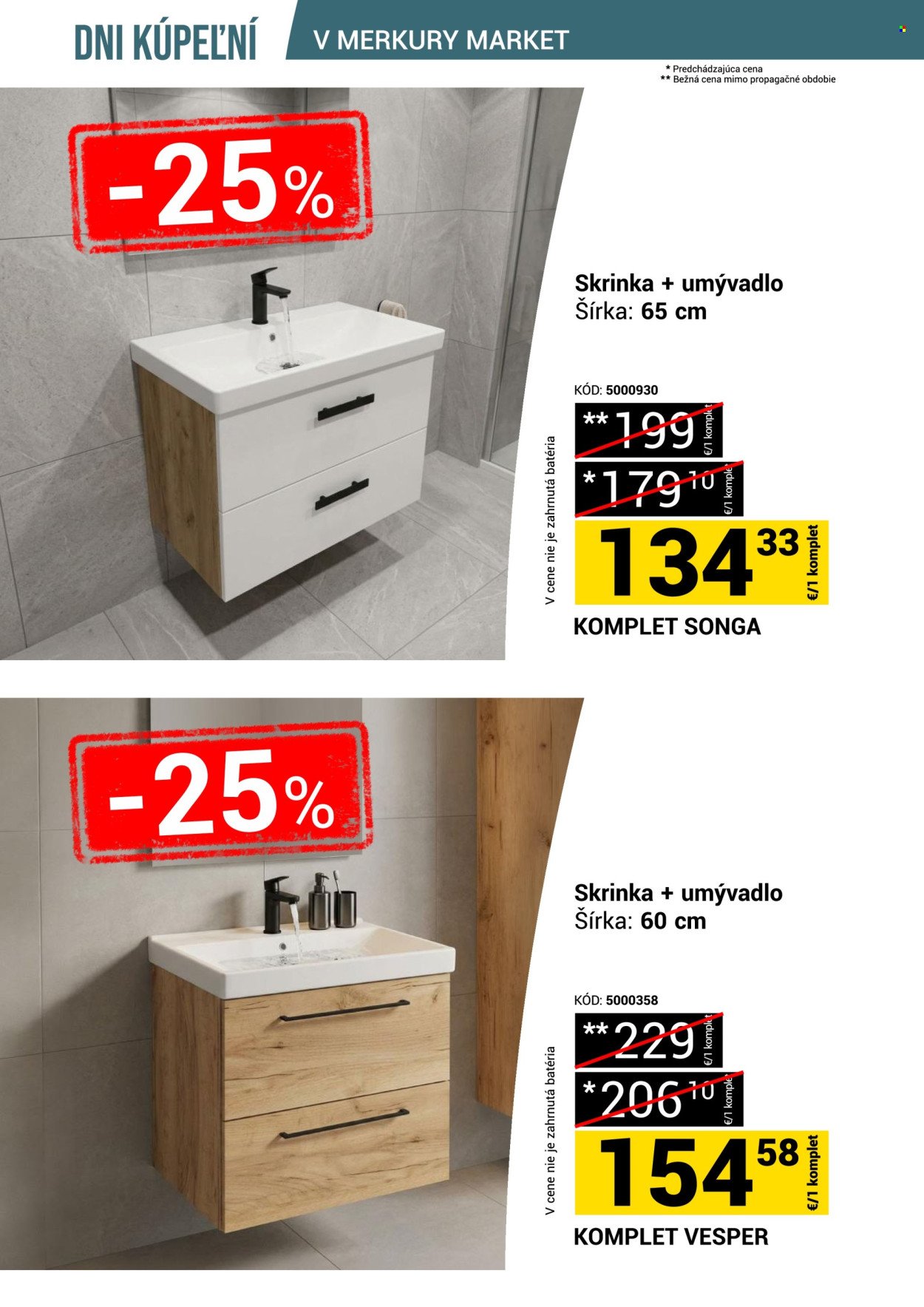 MERKURY MARKET leták - Dni kúpeľní v Merkury Market!