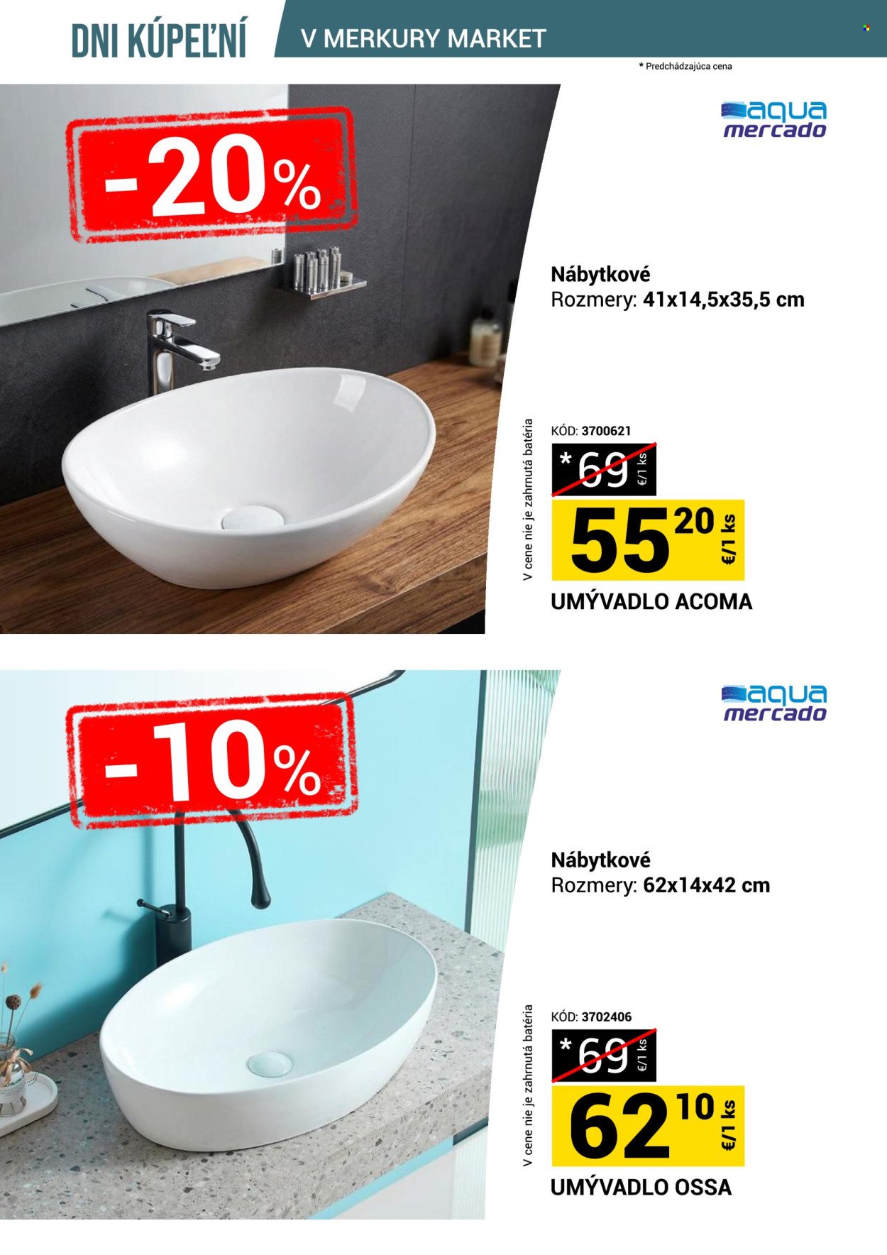 MERKURY MARKET leták - Dni kúpeľní v Merkury Market!