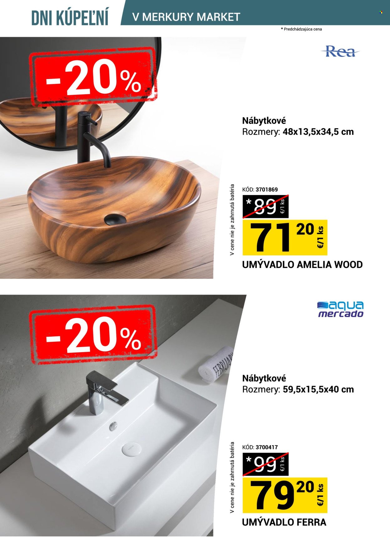 MERKURY MARKET leták - Dni kúpeľní v Merkury Market!