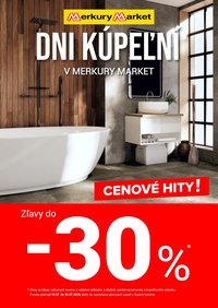 MERKURY MARKET leták - Dni kúpeľní v Merkury Market!