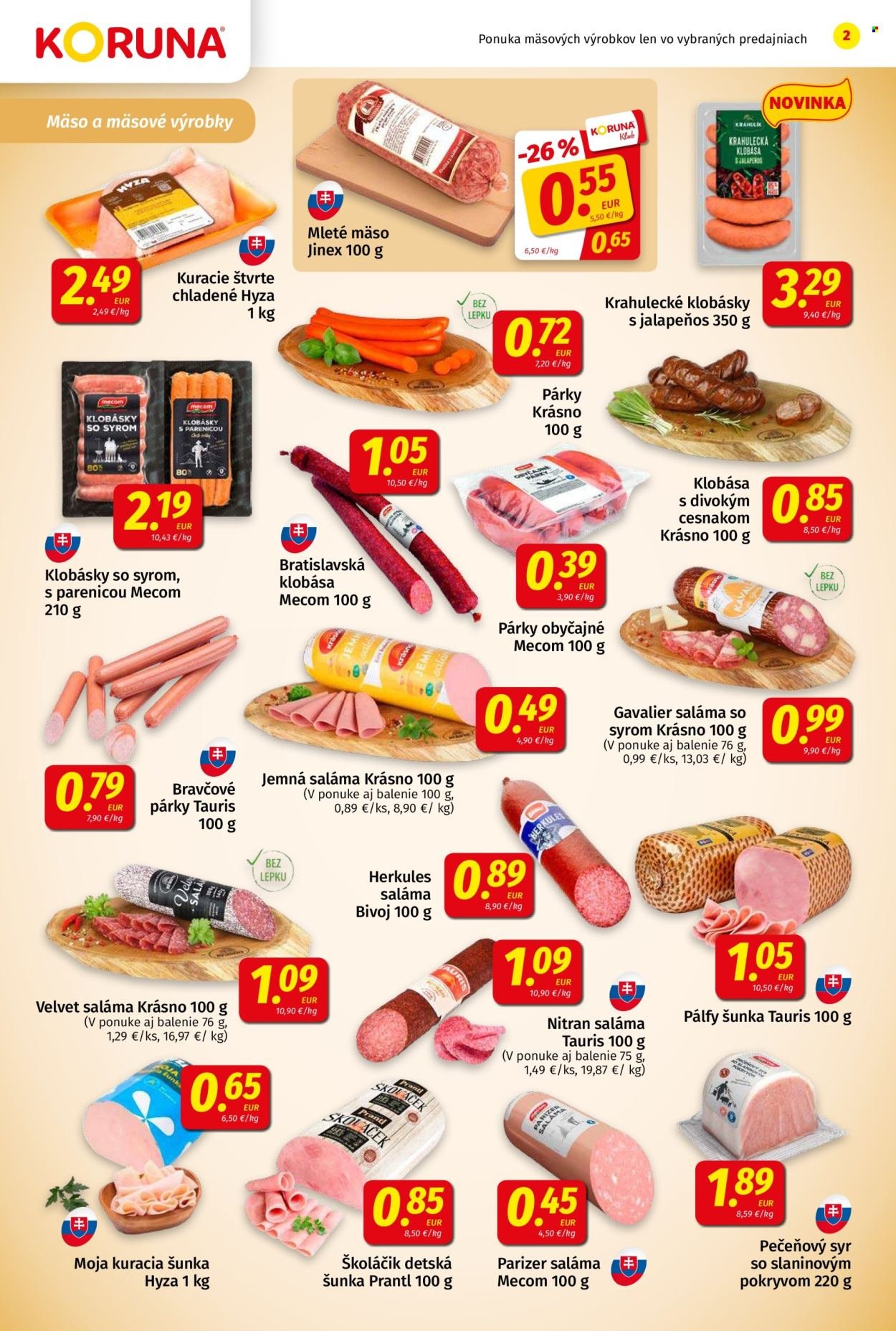 POTRAVINY KORUNA leták - Od piatka 3.7.2026