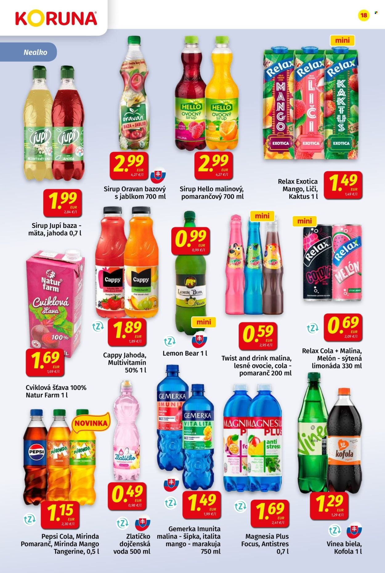 POTRAVINY KORUNA leták - Od piatka 3.7.2026