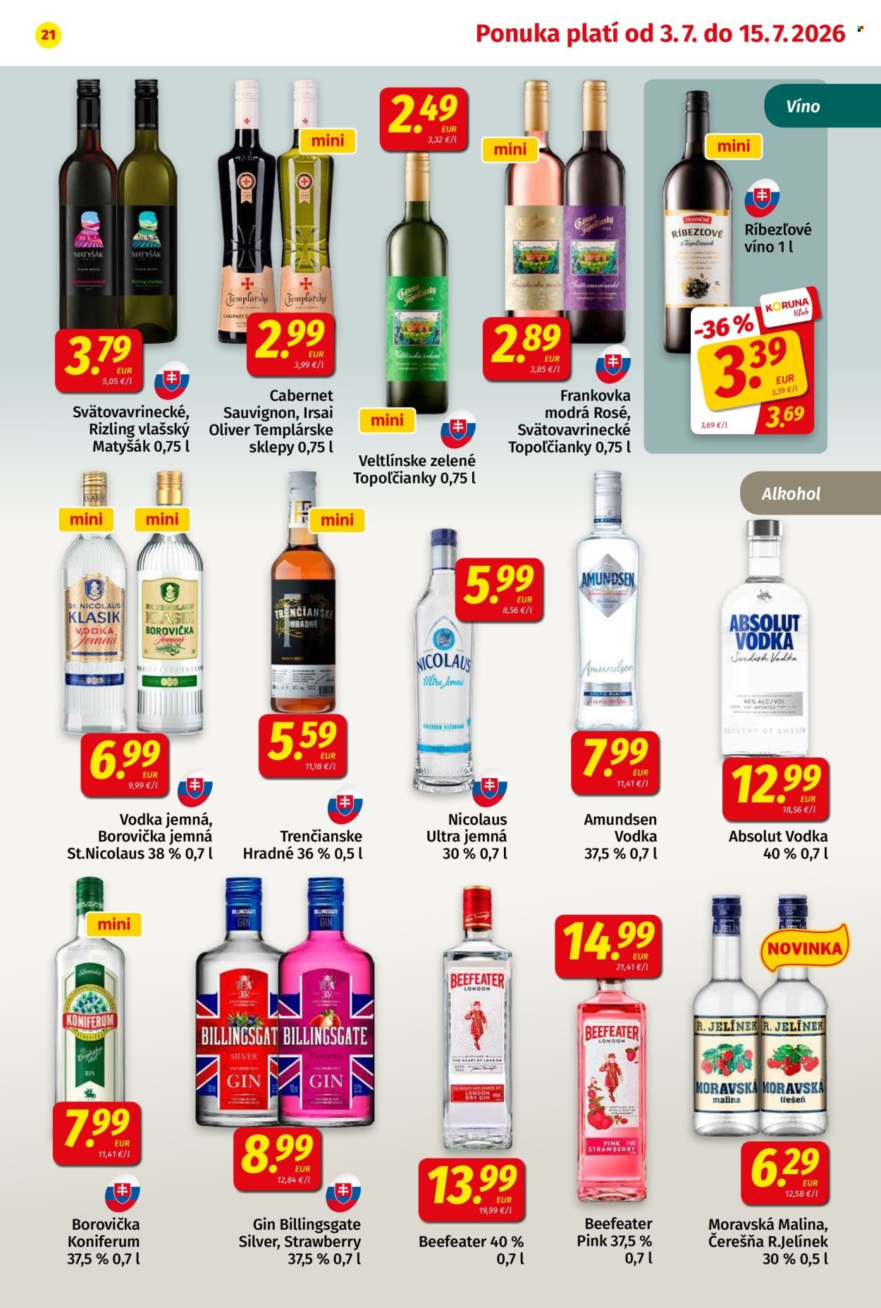 POTRAVINY KORUNA leták - Od piatka 3.7.2026