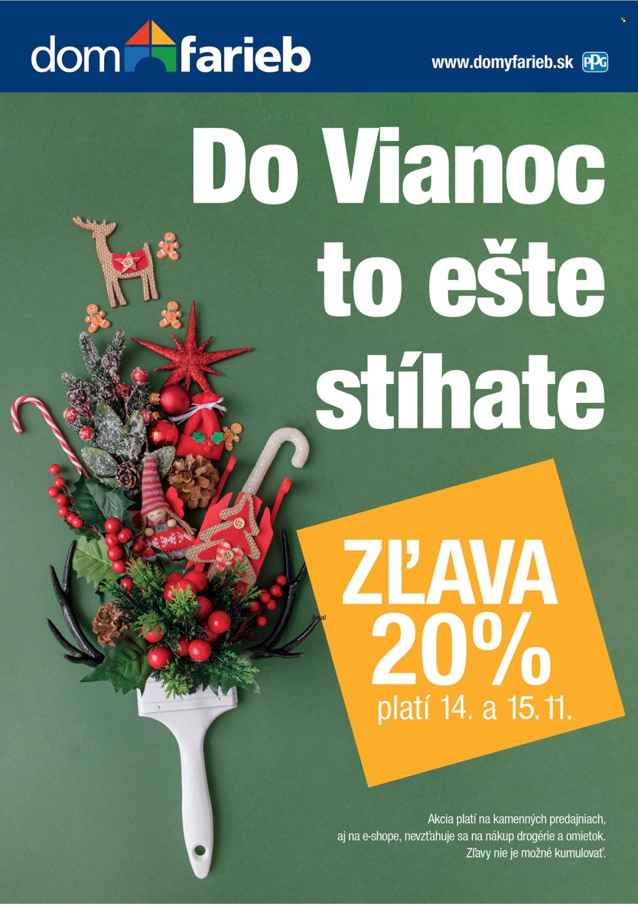 DOM FARIEB leták - Do Vianoc to ešte stíhate! (2025-11-14 - 2025-11-15) | 1