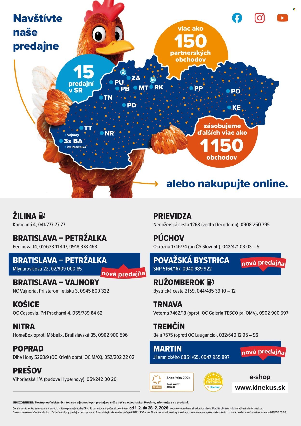 KINEKUS leták - Akciový leták (2026-02-01 - 2026-02-28) | 32