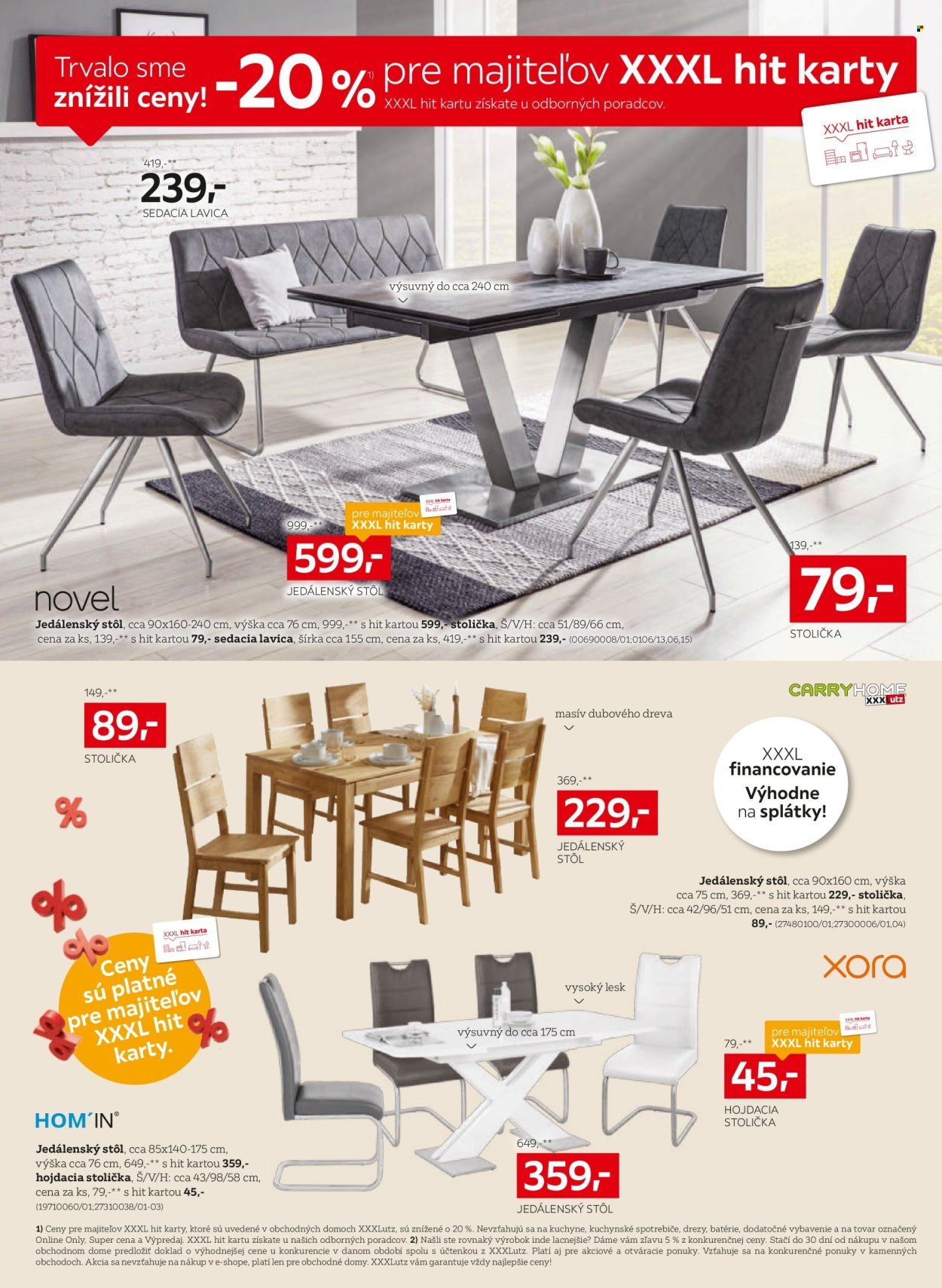 XXXLUTZ leták - Moderné jedálne v XXXLutz (2025-11-03 - 2025-11-30) | 2