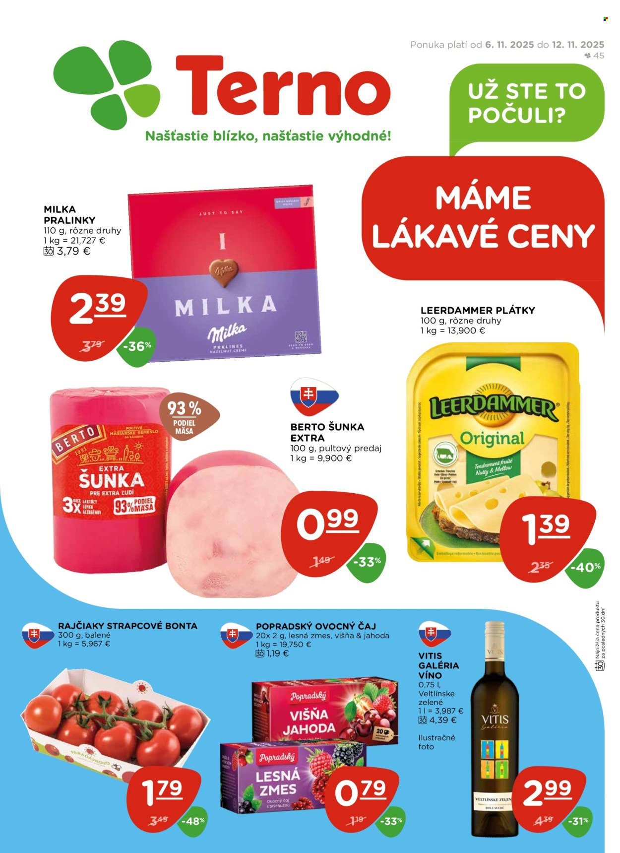 TERNO leták - Od štvrtka 6.11.2025 (2025-11-06 - 2025-11-12) | 1