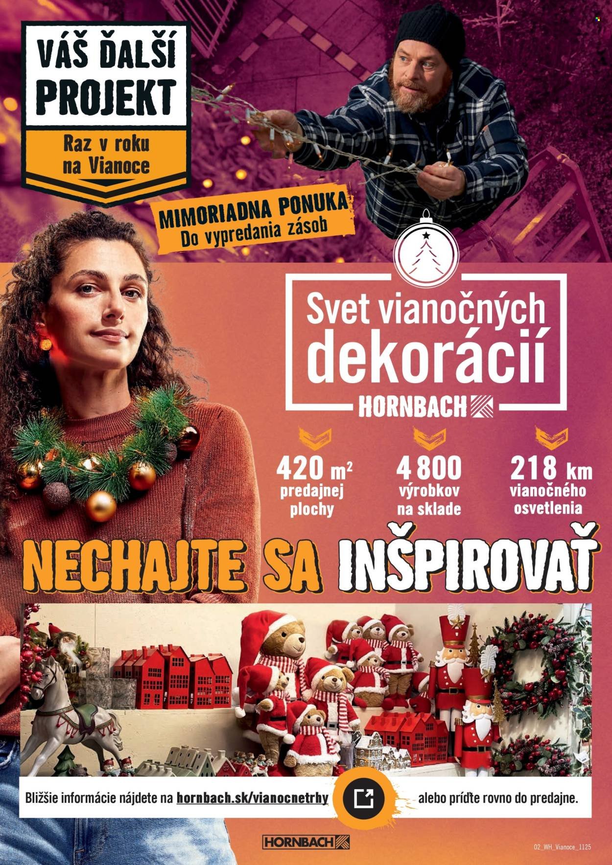 HORNBACH leták - Vianočné dekorácie (2025-10-29 - 2025-11-12) | 2
