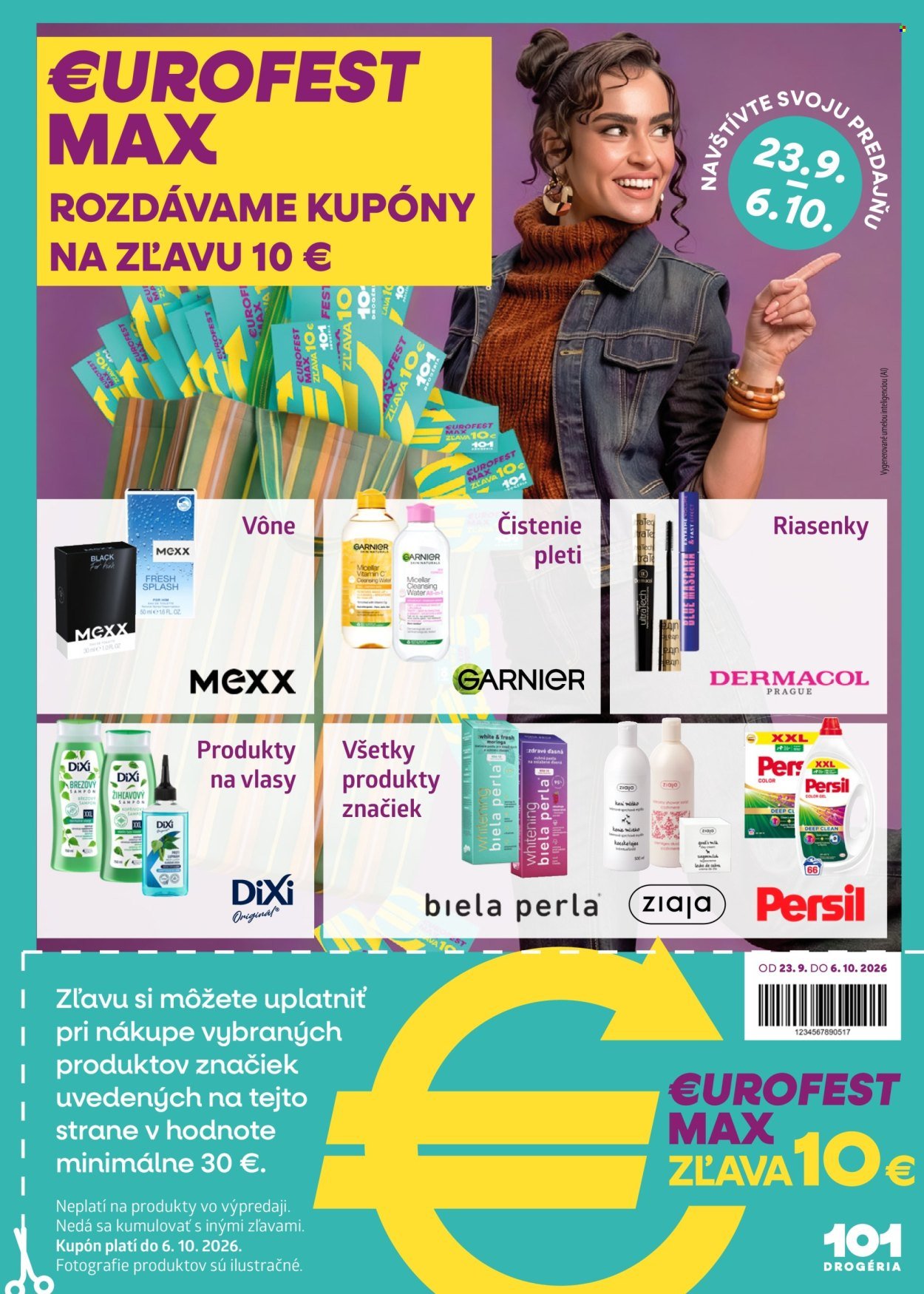 101 DROGERIE leták - Od stredy 23.9.2026