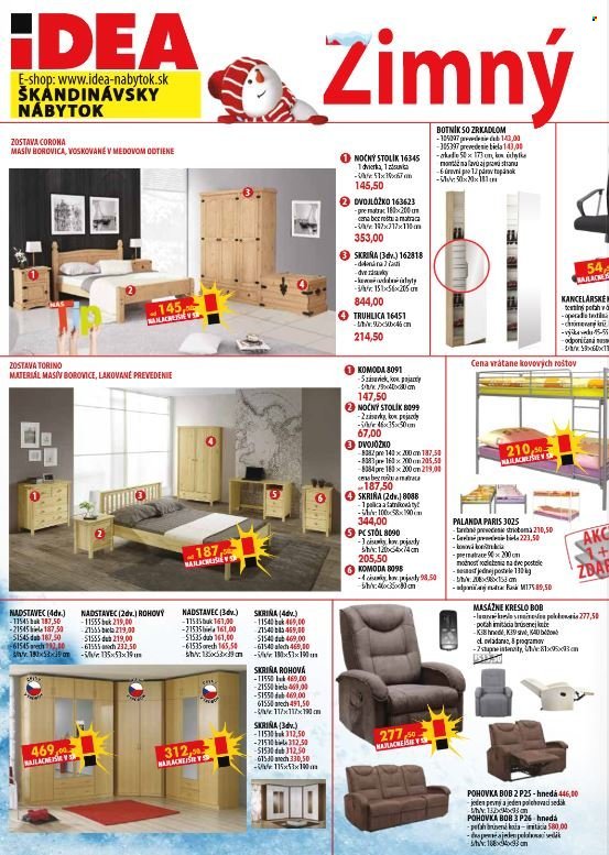IDEA NÁBYTOK leták - Od štvrtka 1.1.2026 (2026-01-01 - 2026-01-14) | 2