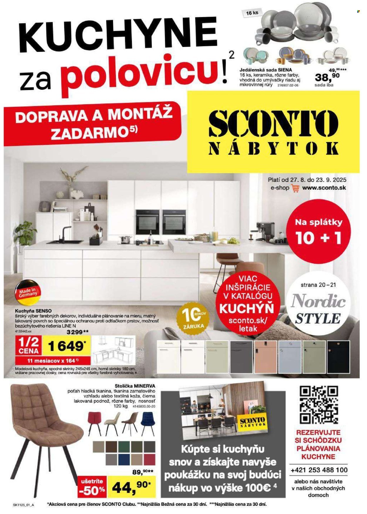 SCONTO NÁBYTOK leták - Aktuálny leták (2025-08-27 - 2025-09-23) | 1