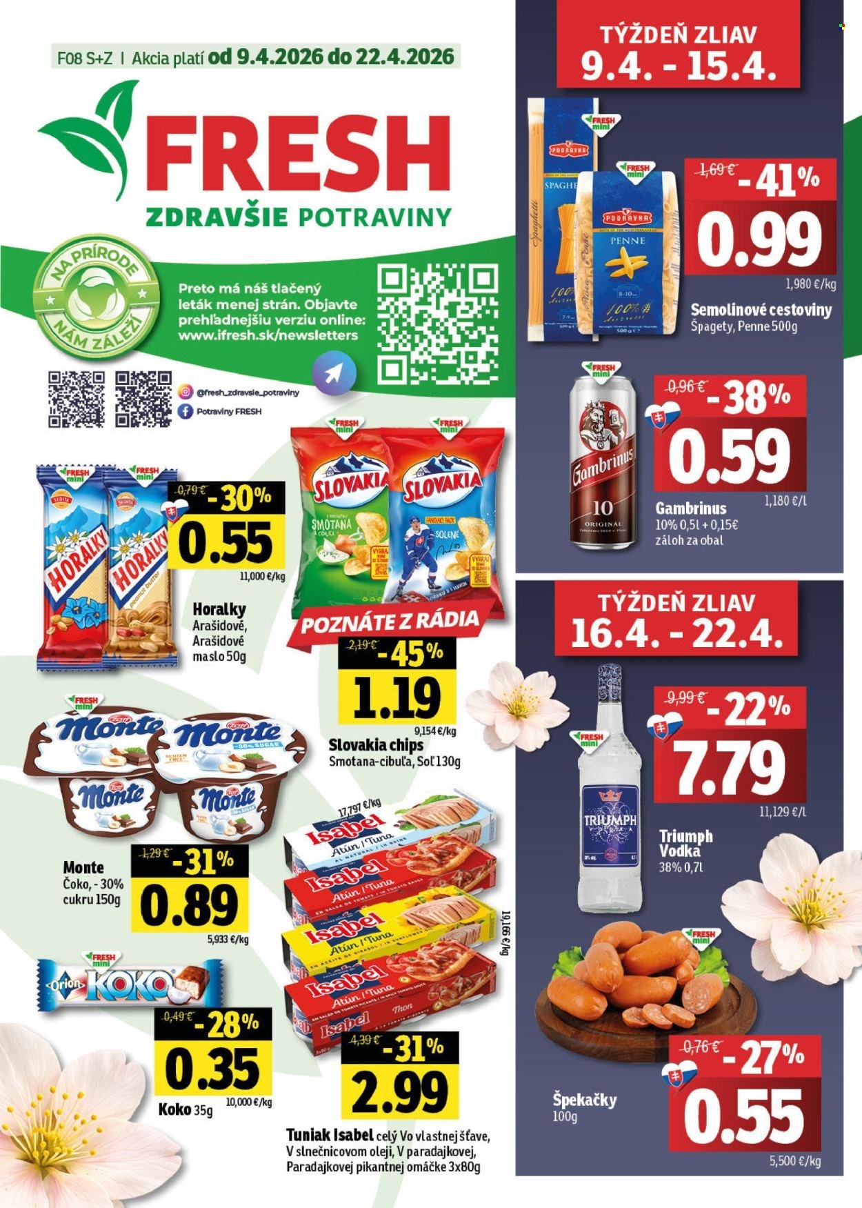 FRESH leták - Od štvrtka 9.4.2026 (2026-04-09 - 2026-04-22) | 1
