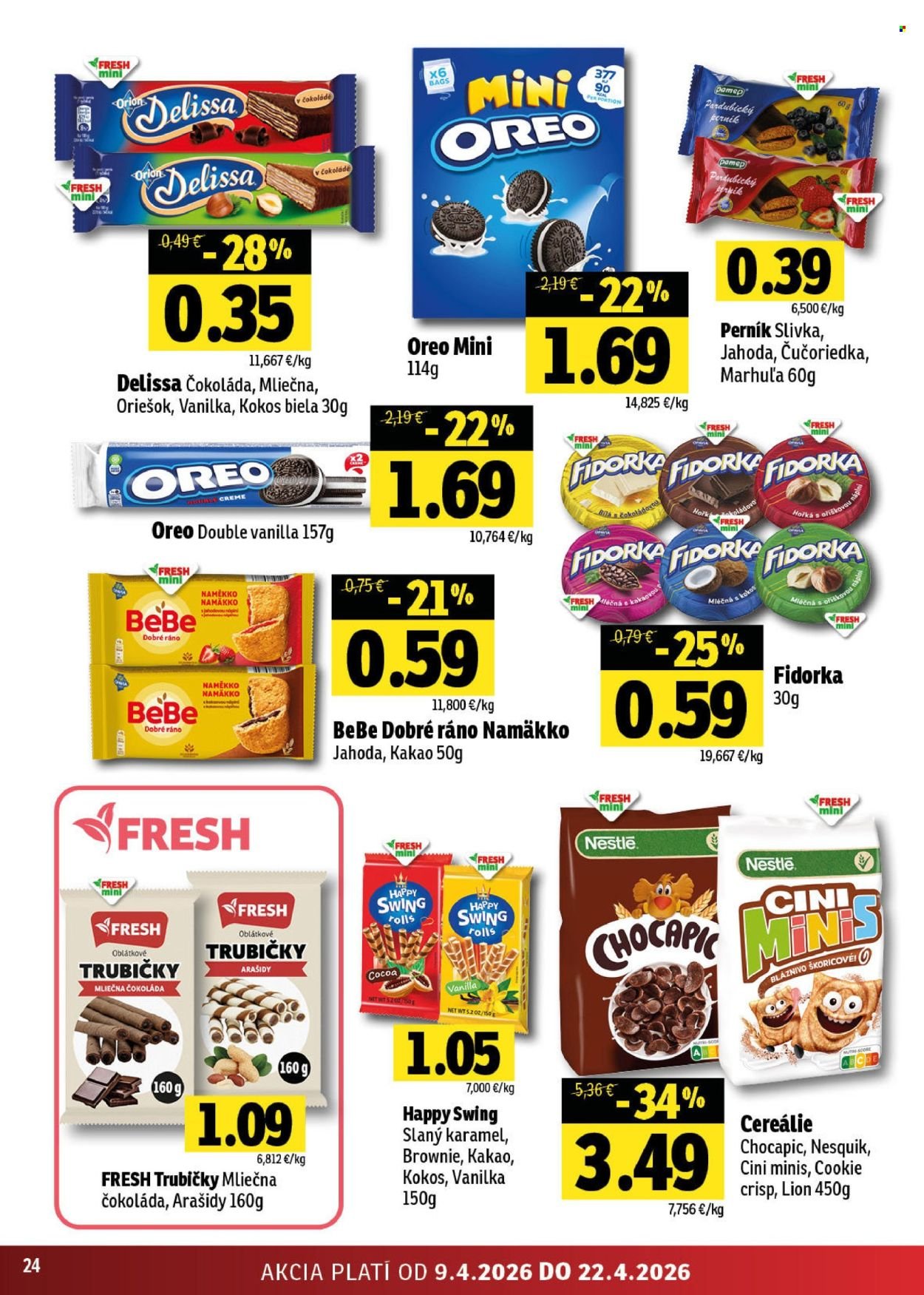 FRESH leták - Od štvrtka 9.4.2026 (2026-04-09 - 2026-04-22) | 24