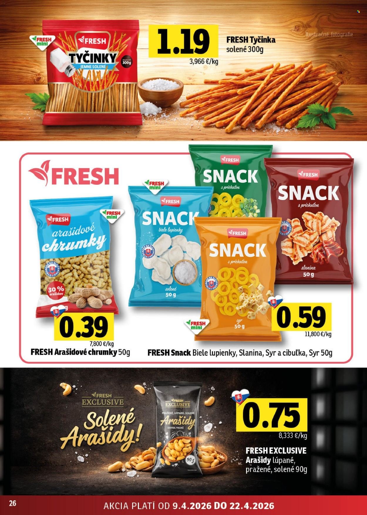 FRESH leták - Od štvrtka 9.4.2026 (2026-04-09 - 2026-04-22) | 26