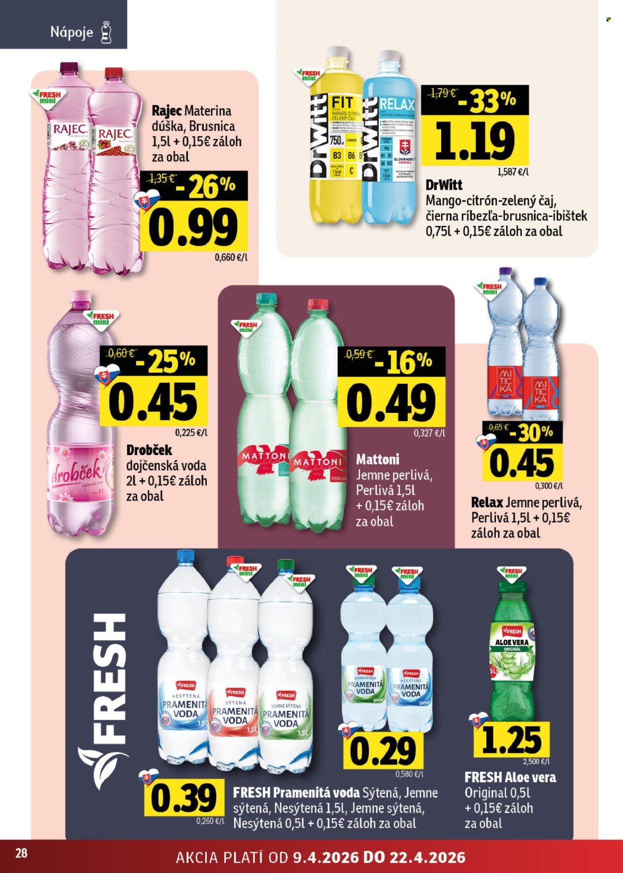 FRESH leták - Od štvrtka 9.4.2026 (2026-04-09 - 2026-04-22) | 28