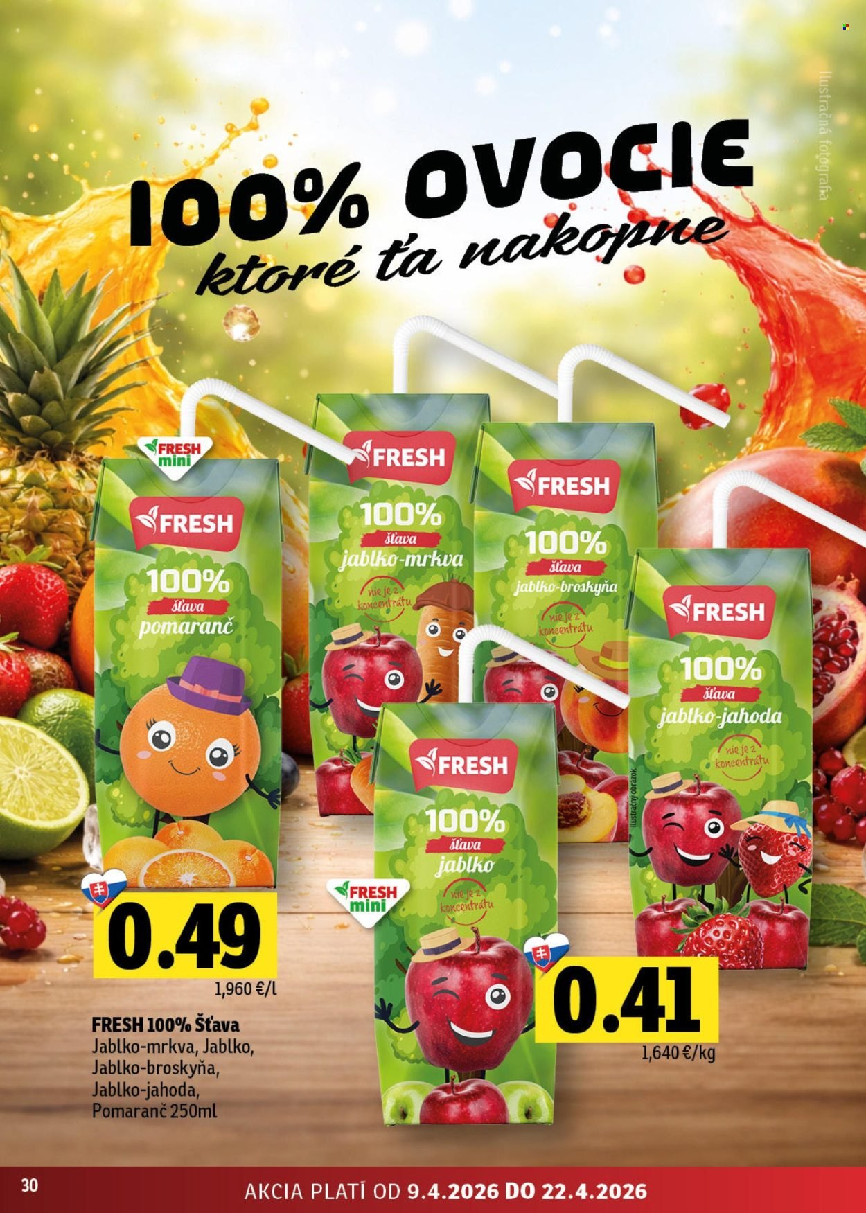 FRESH leták - Od štvrtka 9.4.2026 (2026-04-09 - 2026-04-22) | 30