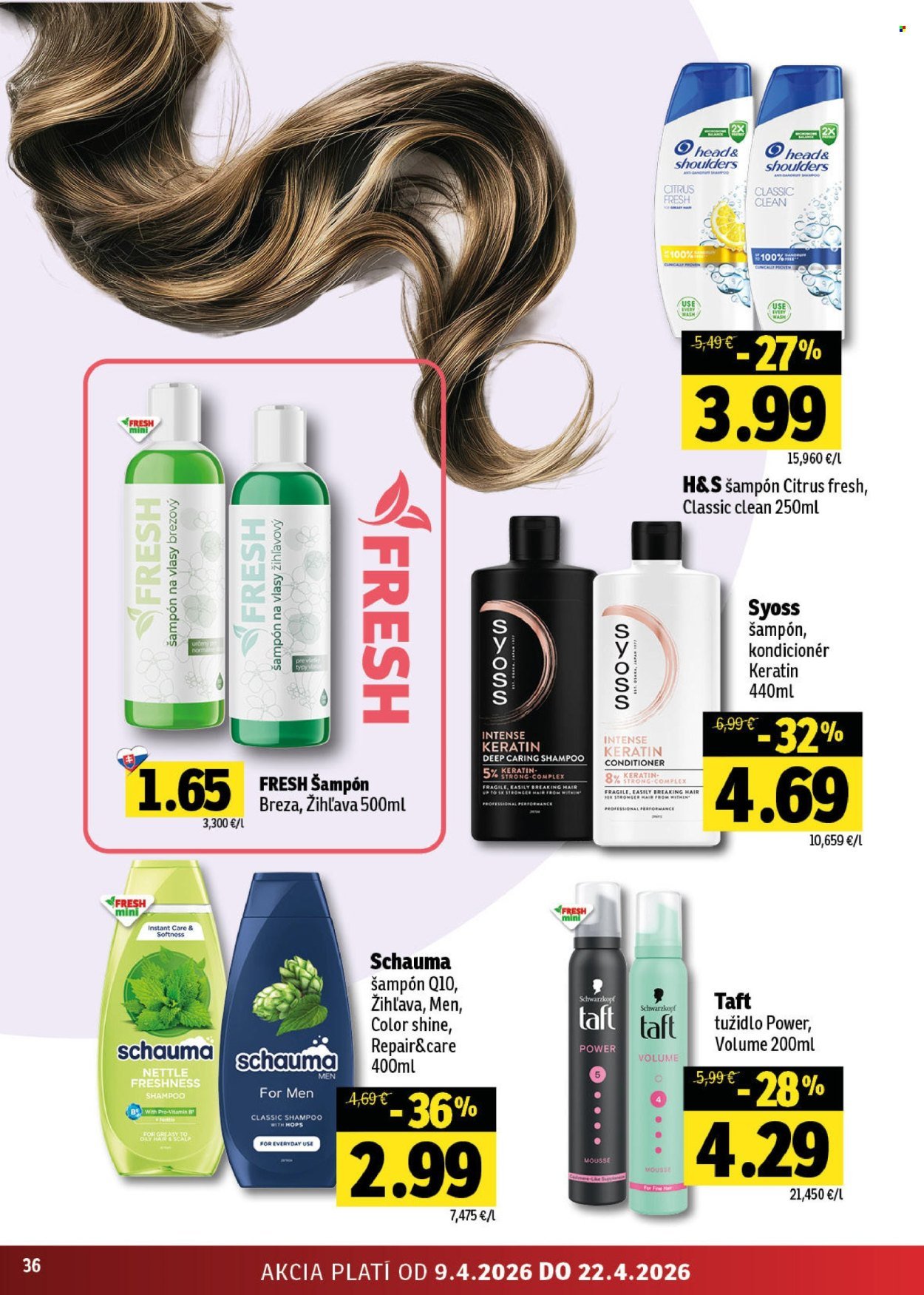 FRESH leták - Od štvrtka 9.4.2026 (2026-04-09 - 2026-04-22) | 36