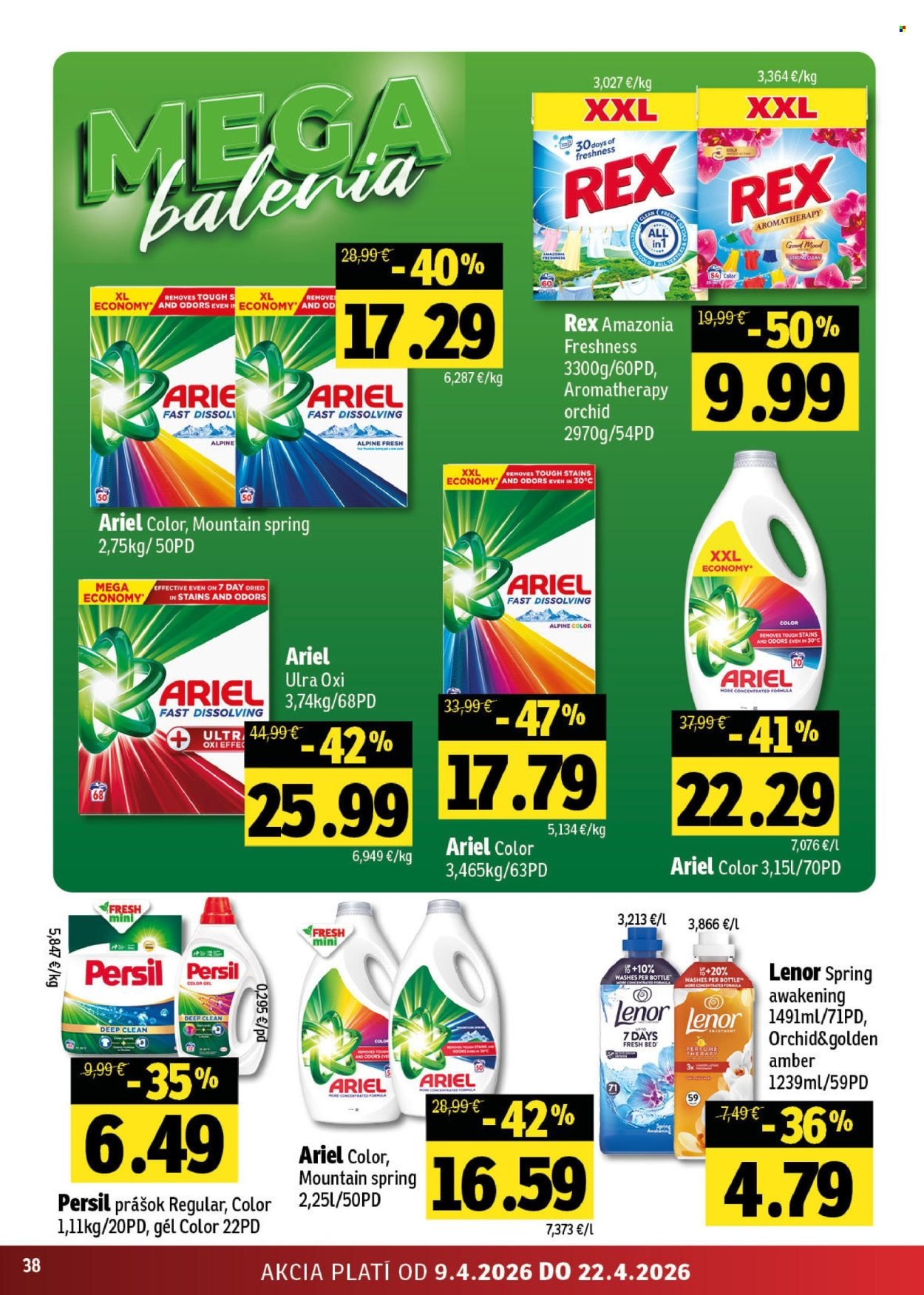 FRESH leták - Od štvrtka 9.4.2026 (2026-04-09 - 2026-04-22) | 38