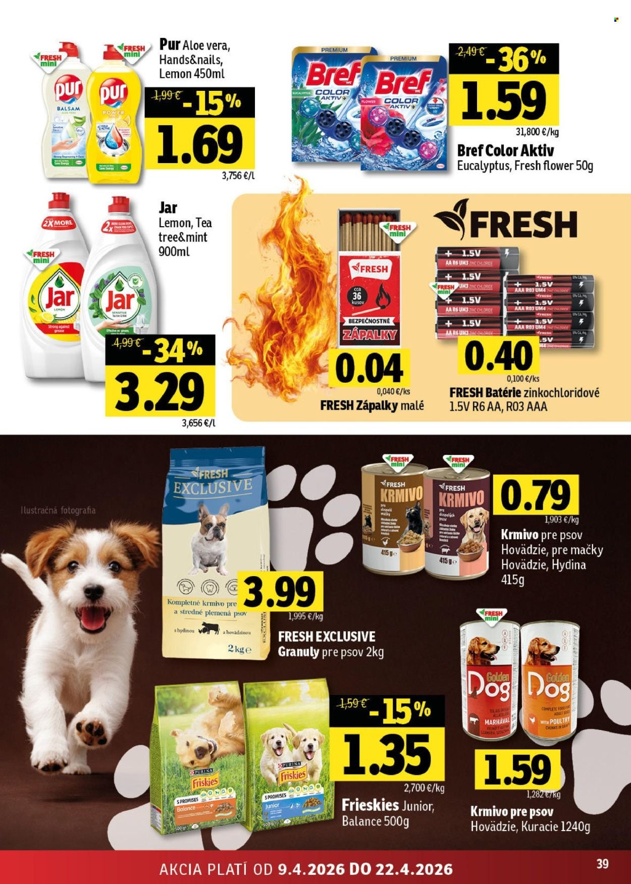 FRESH leták - Od štvrtka 9.4.2026 (2026-04-09 - 2026-04-22) | 39