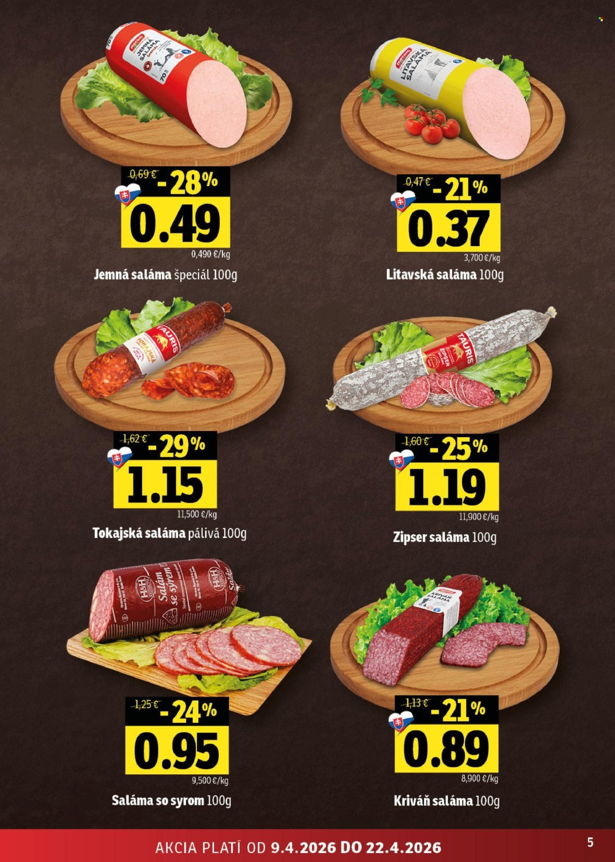 FRESH leták - Od štvrtka 9.4.2026 (2026-04-09 - 2026-04-22) | 5