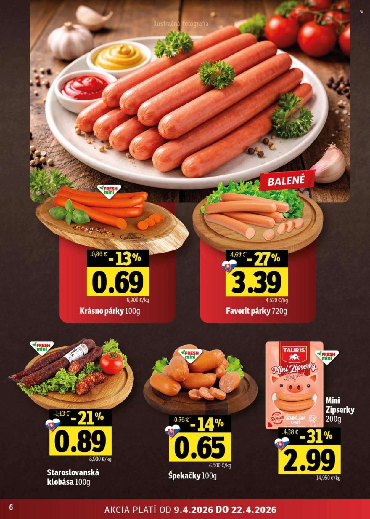 FRESH leták - Od štvrtka 9.4.2026 (2026-04-09 - 2026-04-22) | 6