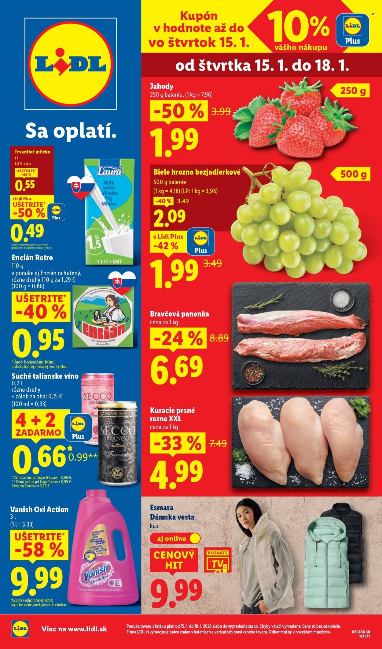 LIDL leták - Od štvrtka 15.1.2026 (2026-01-15 - 2026-01-18) | 1