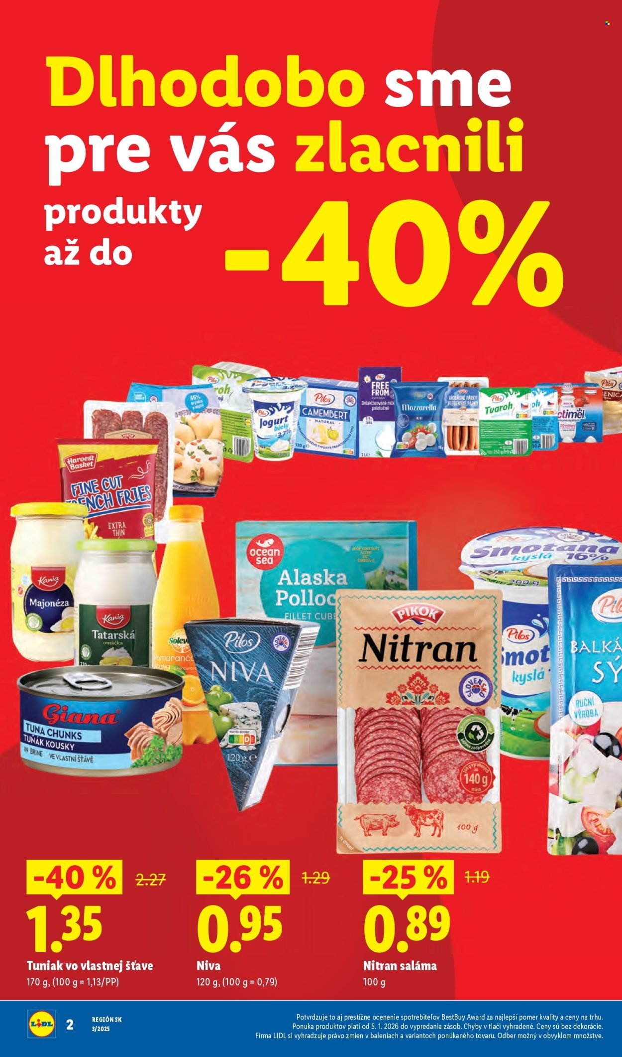 LIDL leták - Od štvrtka 15.1.2026 (2026-01-15 - 2026-01-18) | 2