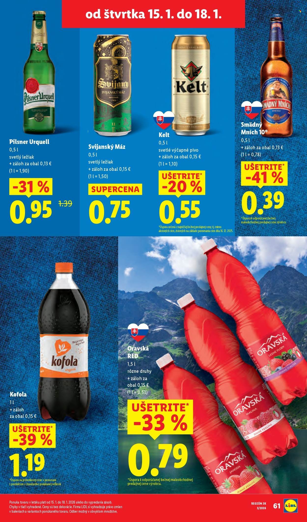 LIDL leták - Od štvrtka 15.1.2026 (2026-01-15 - 2026-01-18) | 13