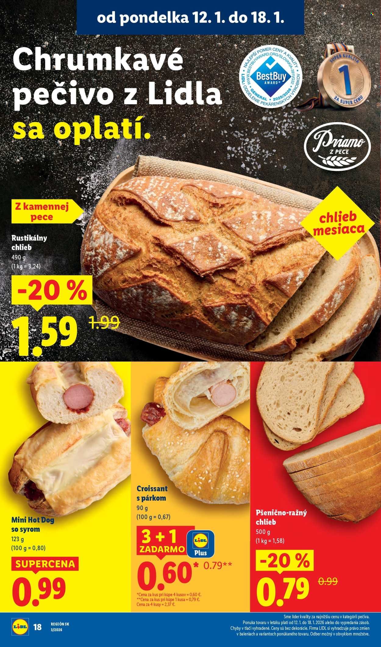 LIDL leták - Od štvrtka 15.1.2026 (2026-01-15 - 2026-01-18) | 52