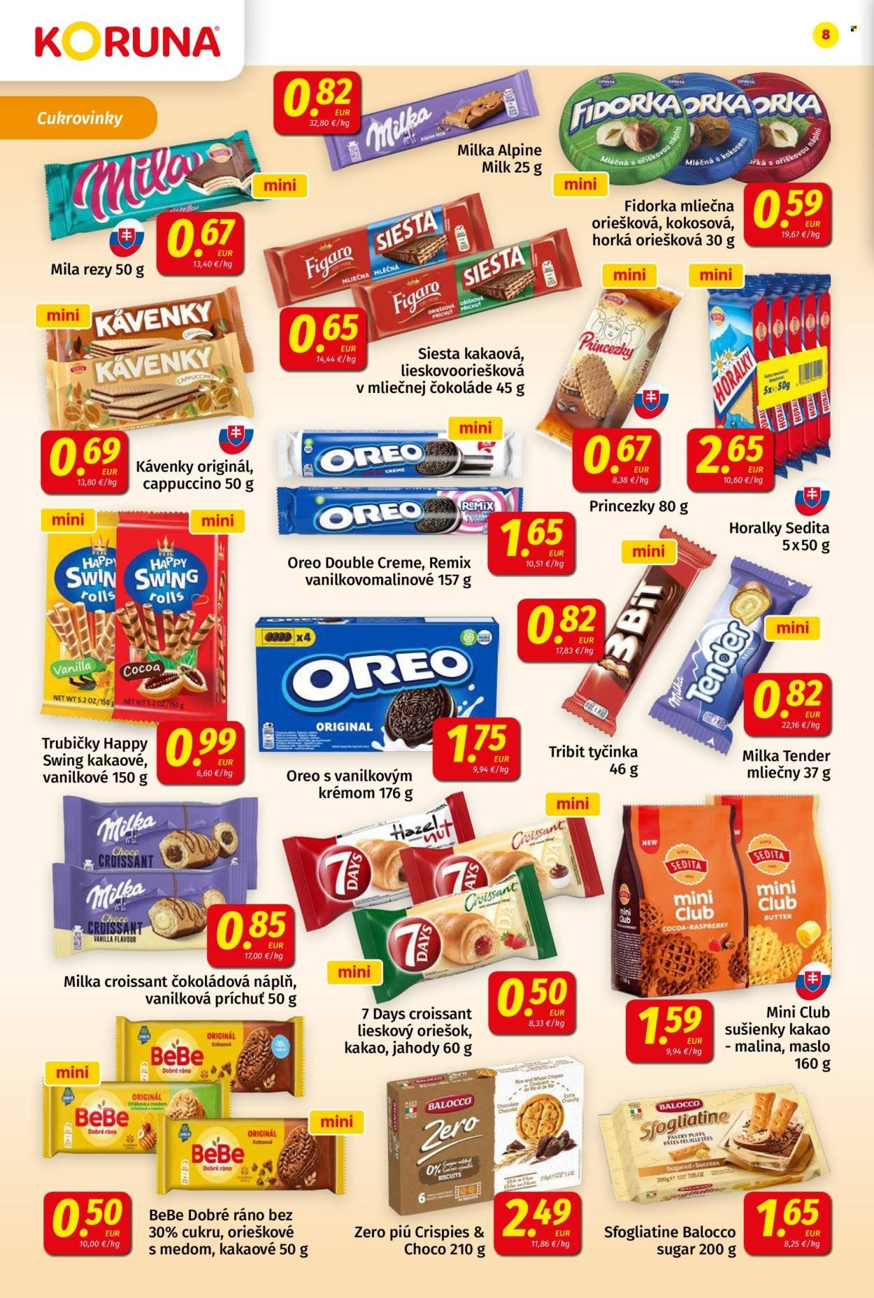 POTRAVINY KORUNA leták - Od piatka 9.1.2026 (2026-01-09 - 2026-01-21) | 8